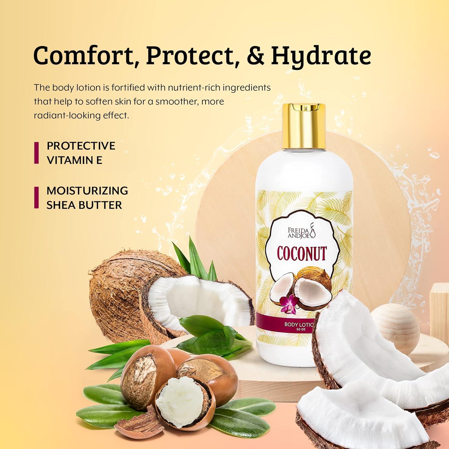 Loción Corporal Hidratante Freida & Joe Coco 295ml