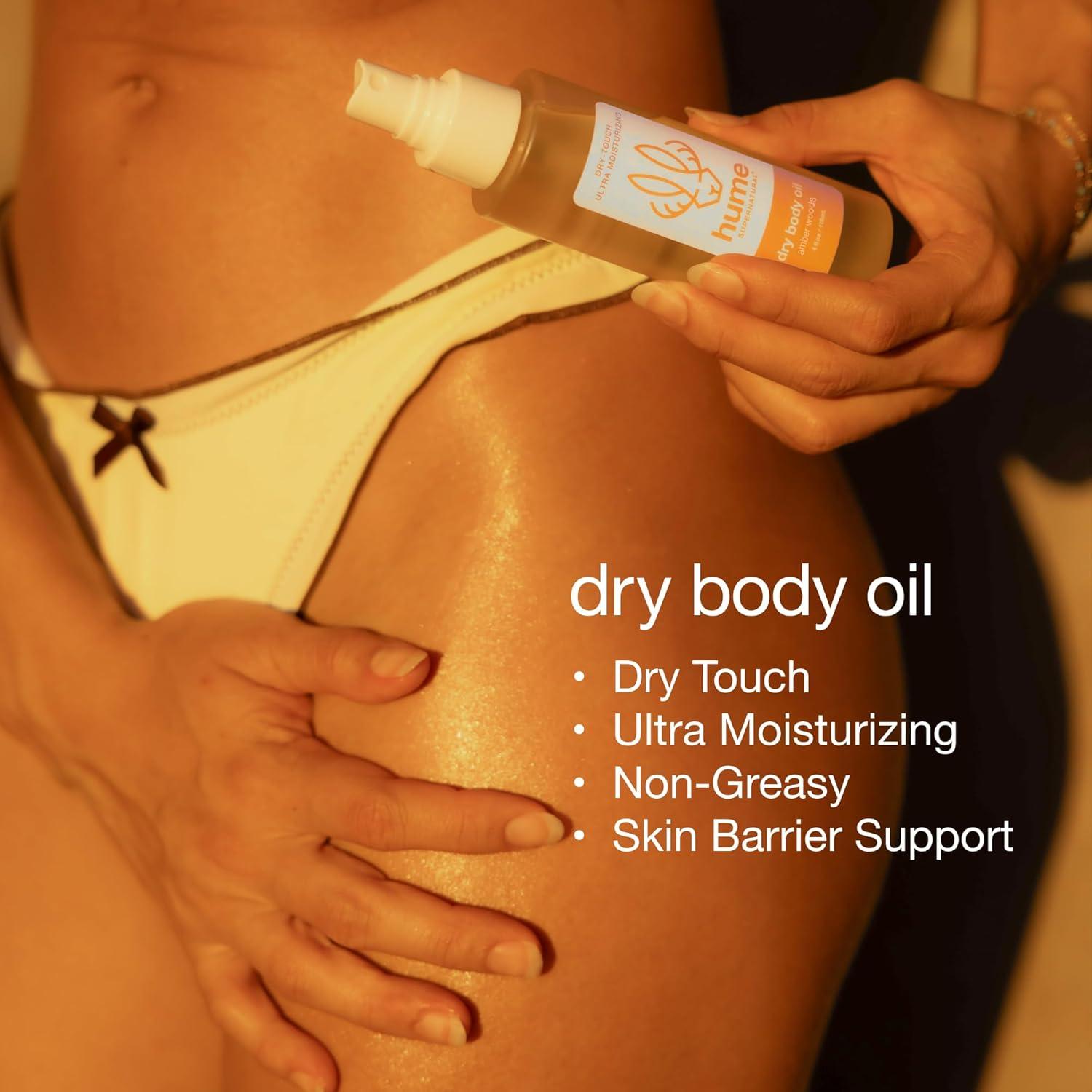 Aceite Corporal Seco HUME SUPERNATURAL Maderas Ámbar 132g