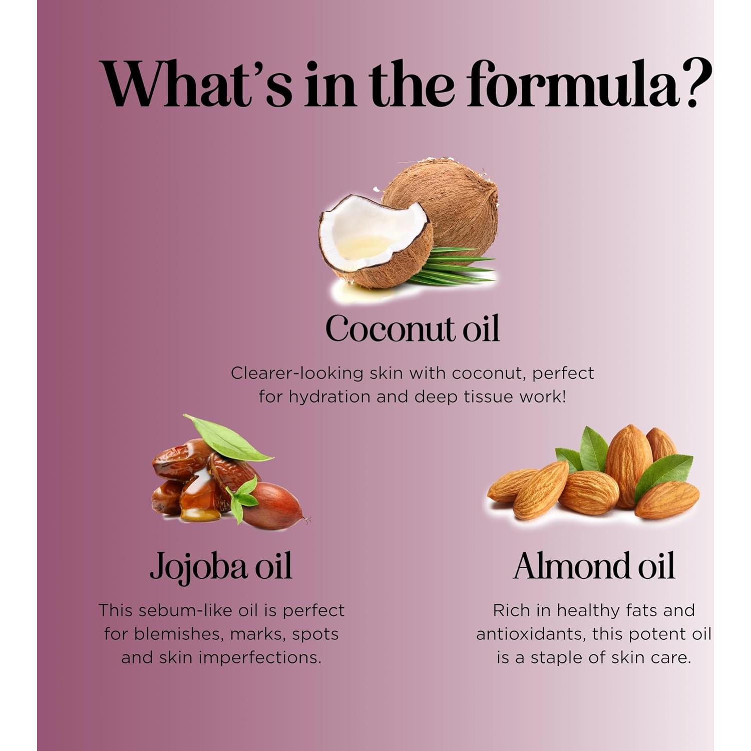 Aceite de Masaje Corporal Maple Holistics 236ml Aroma a Bayas