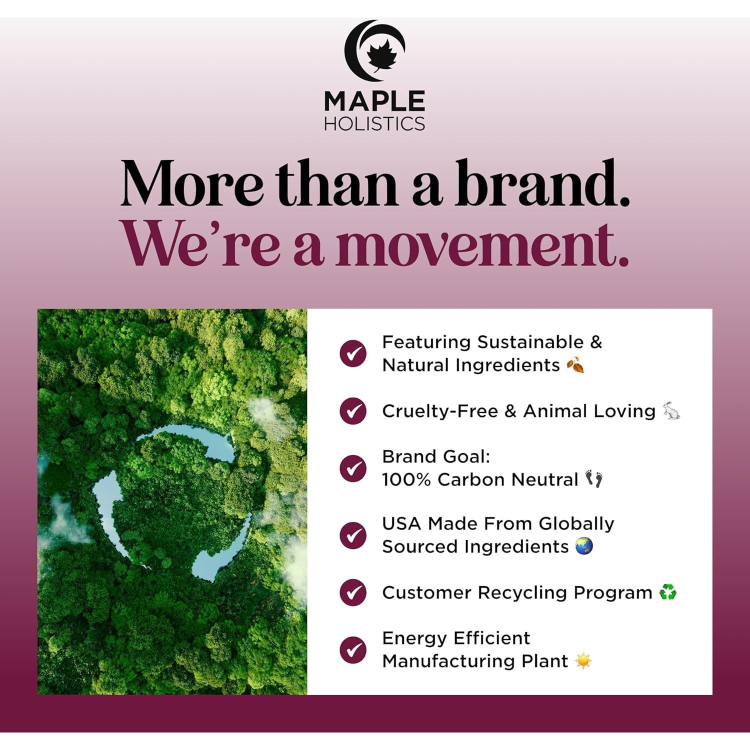 Aceite de Masaje Corporal Maple Holistics 236ml Aroma a Bayas