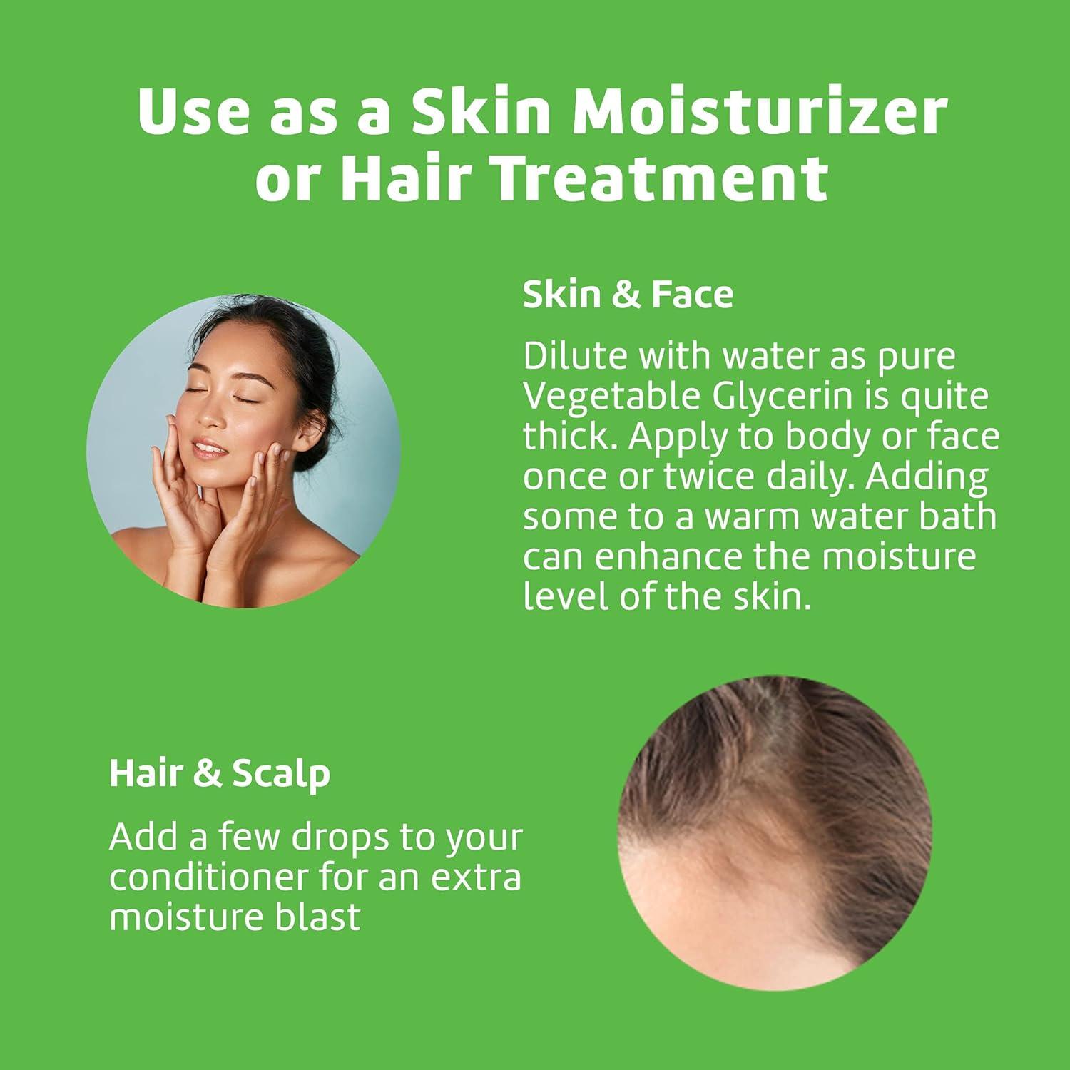 Glicerina Vegetal 100% Pura USP De La Cruz - 6 Botellas de 59 ml