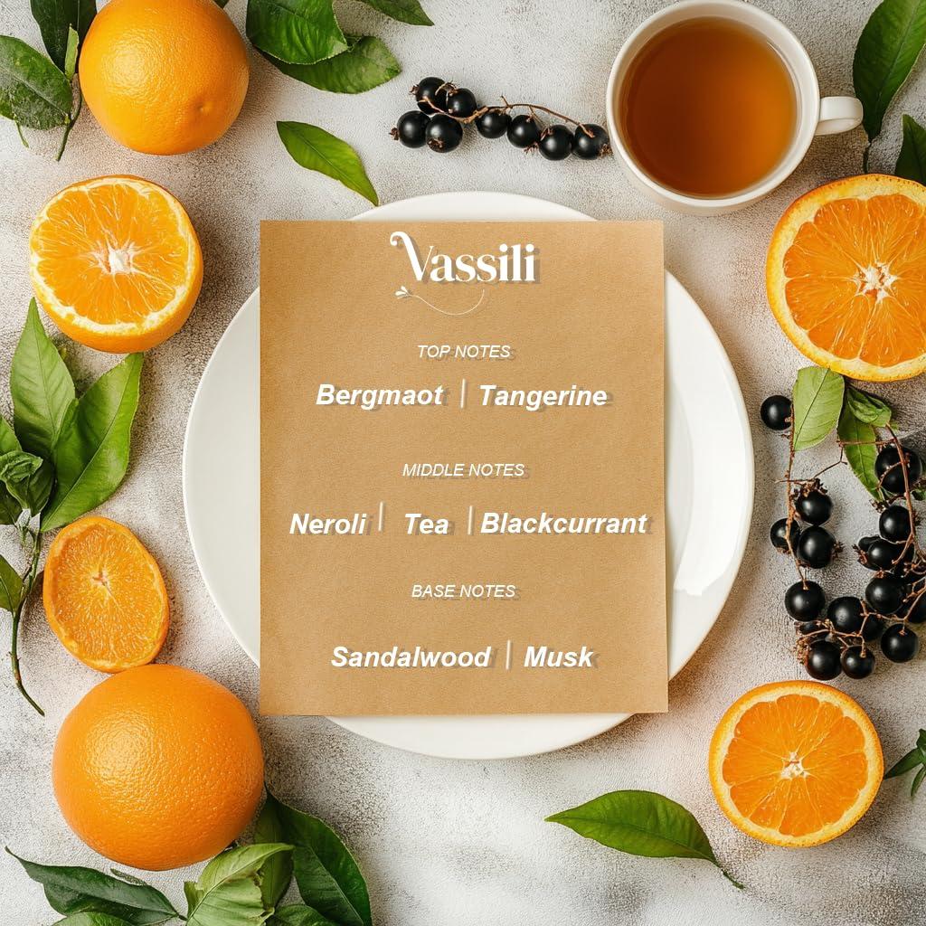 Jabón Natural Premium Vassili 139.4 g Bergamota Hidratante