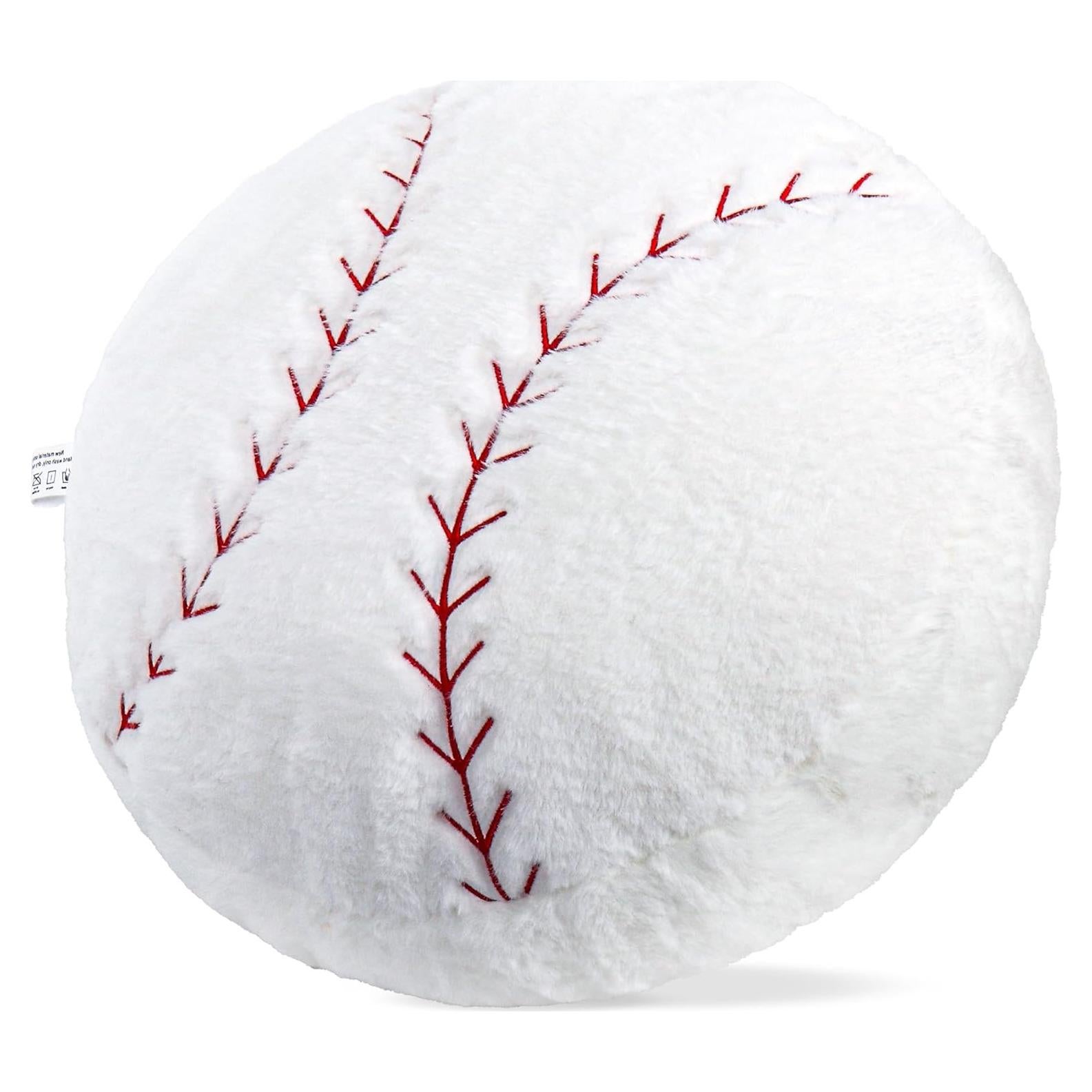 Almohada de Peluche Wepop Béisbol 45.72cm Suave y Abrazable