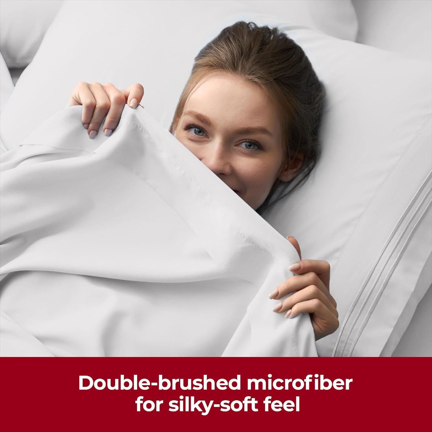 Juego de Sábanas Mellanni King Dividida 5 Piezas Extra Profundo