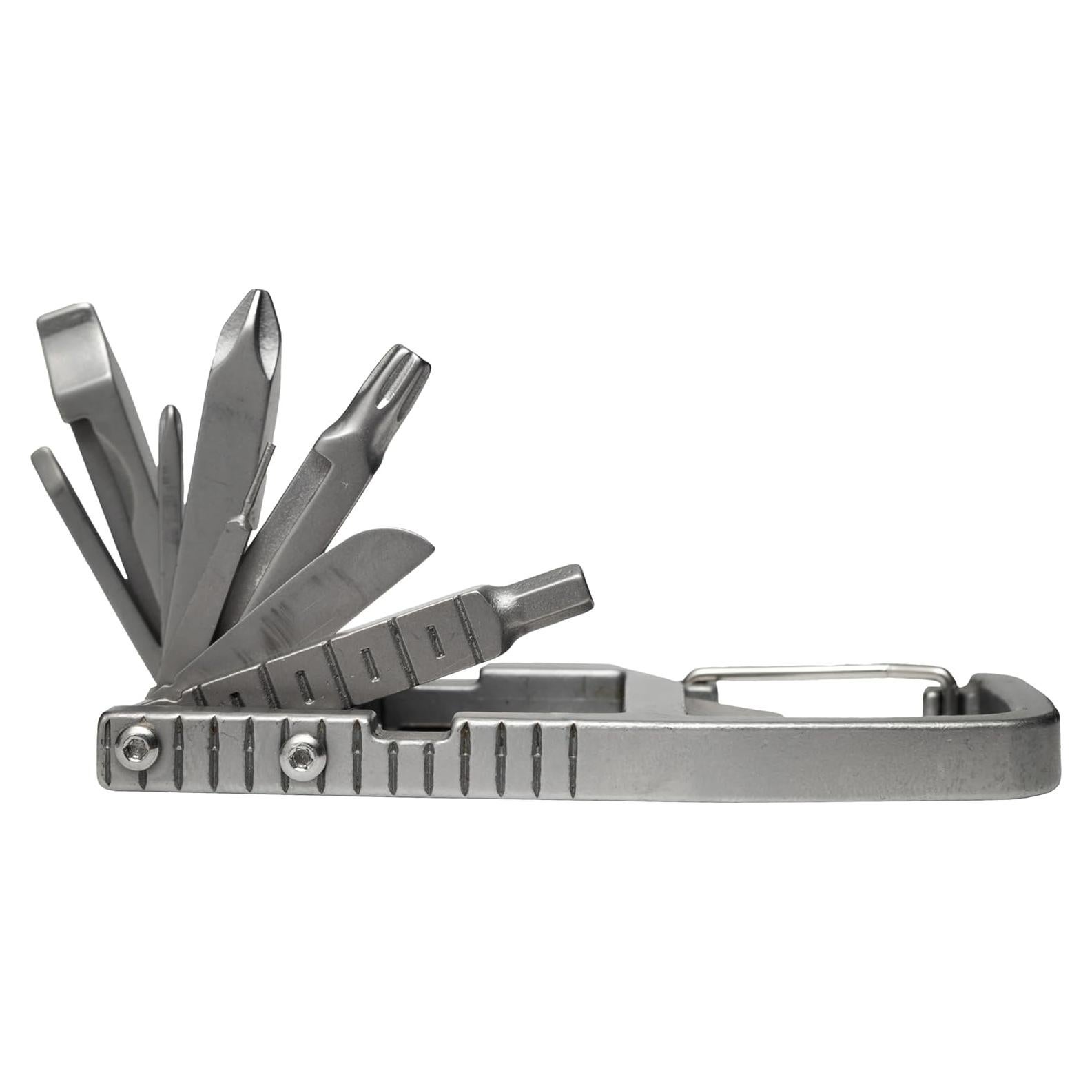 Multiherramienta Carabiner PELZ 12 en 1 Acero Inoxidable