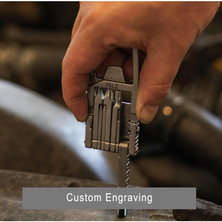 Multiherramienta Carabiner PELZ 12 en 1 Acero Inoxidable