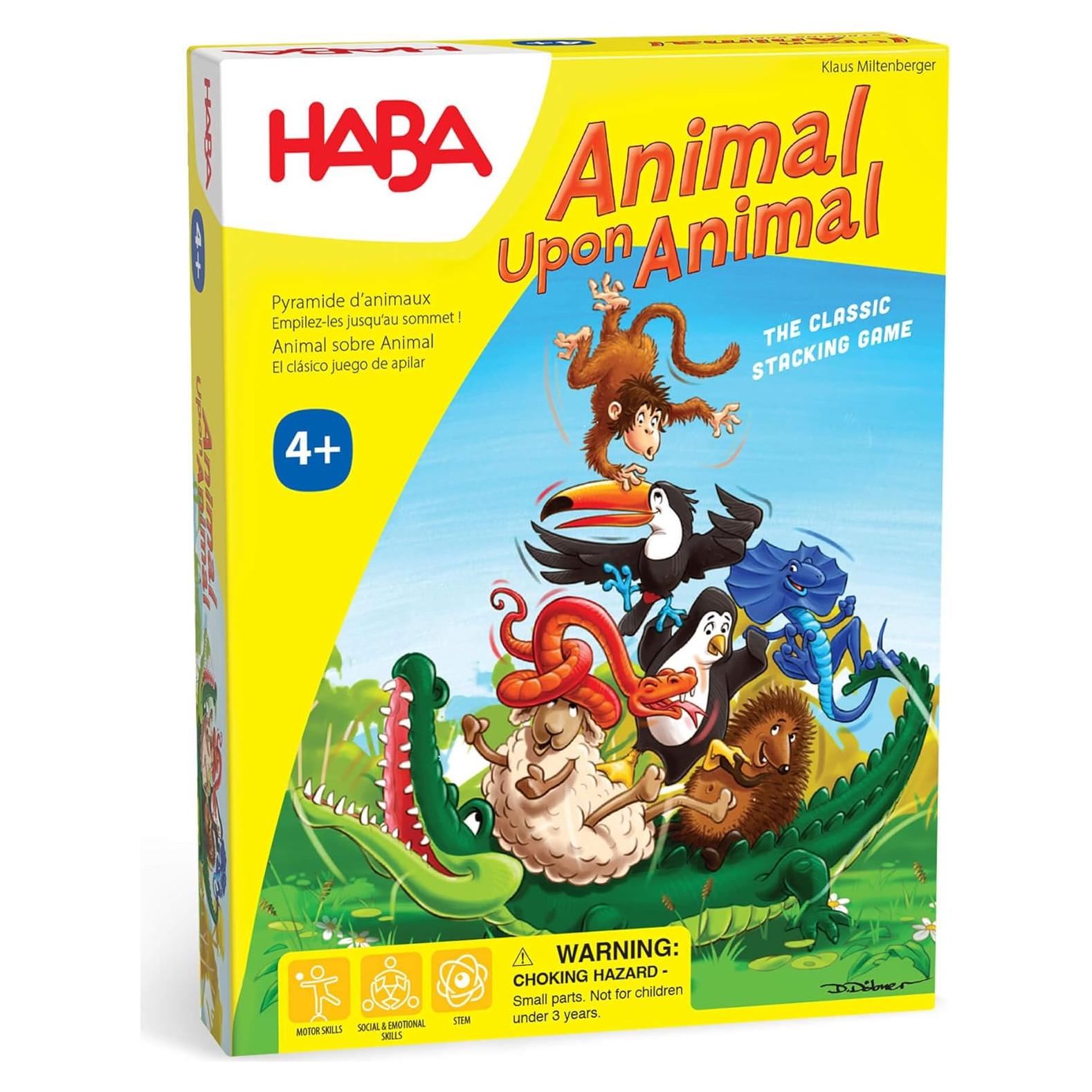 Juego de Apilamiento Animal Sobre Animal HABA - 29 Piezas