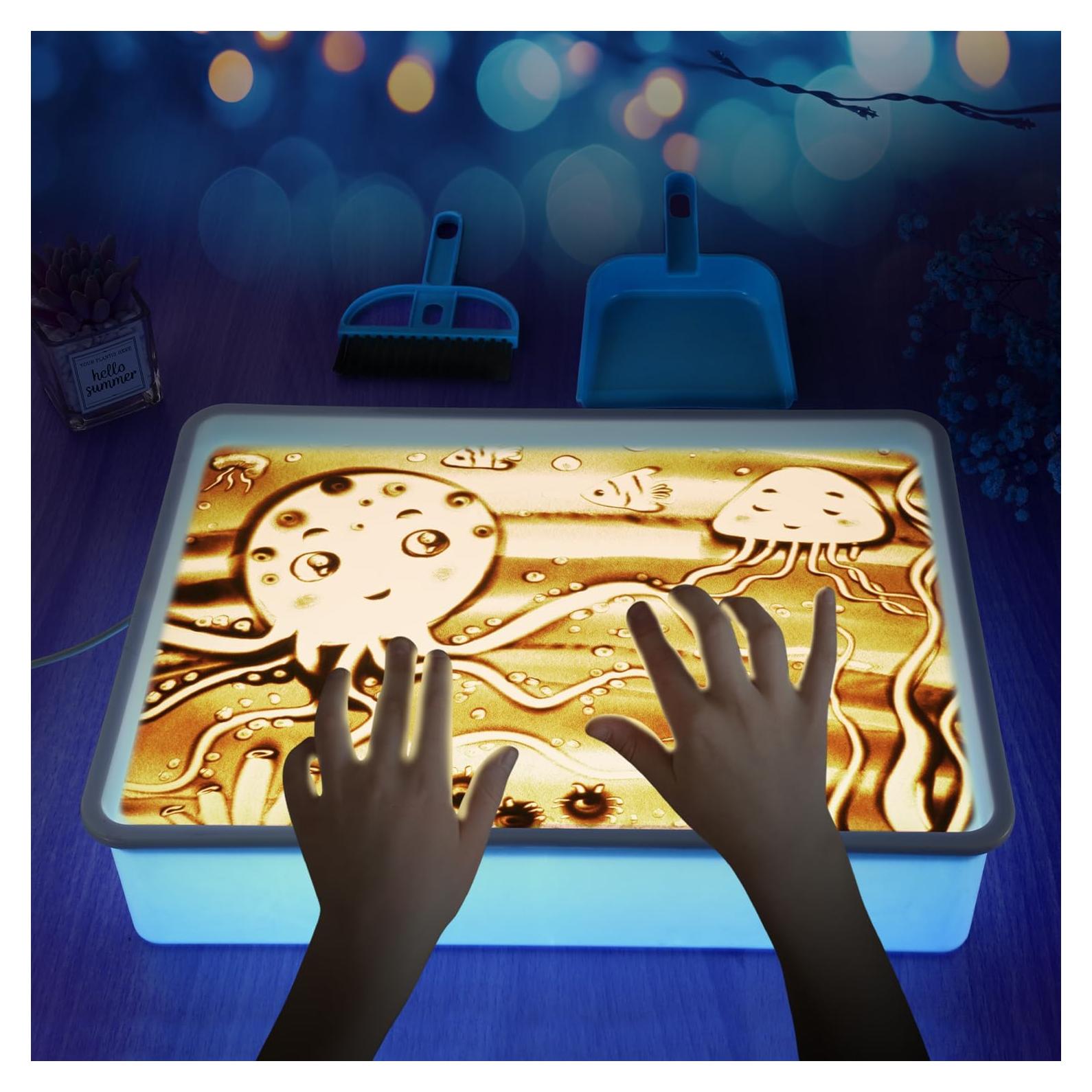 Mesa de Luz para Niños AtMini 40.64 cm - Caja de Pintura de Arena