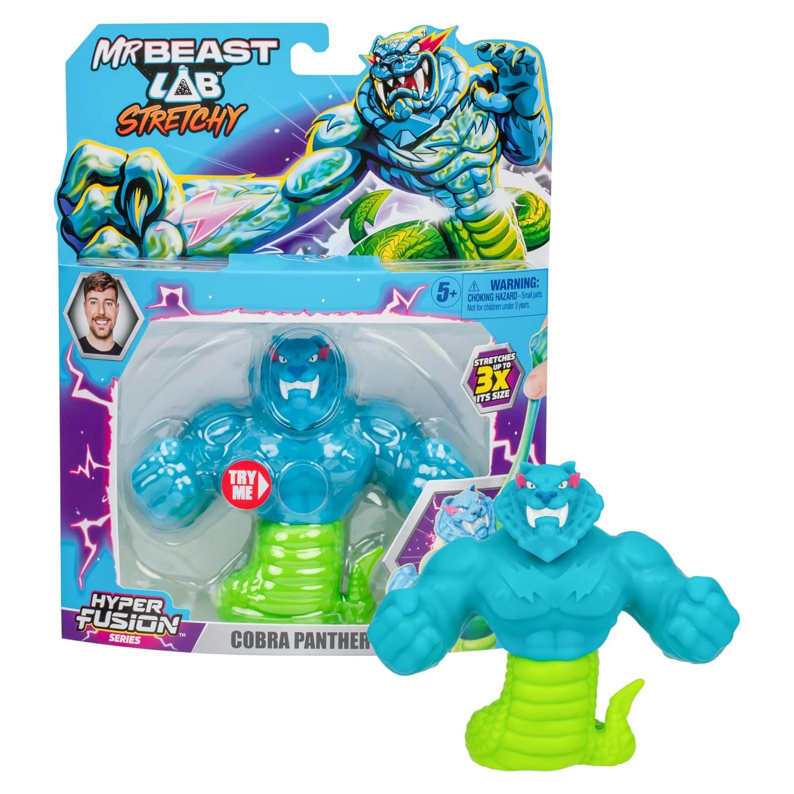 Figura Elástica Cobra Panther Hyper Fusion 12.7 cm MrBeast Lab