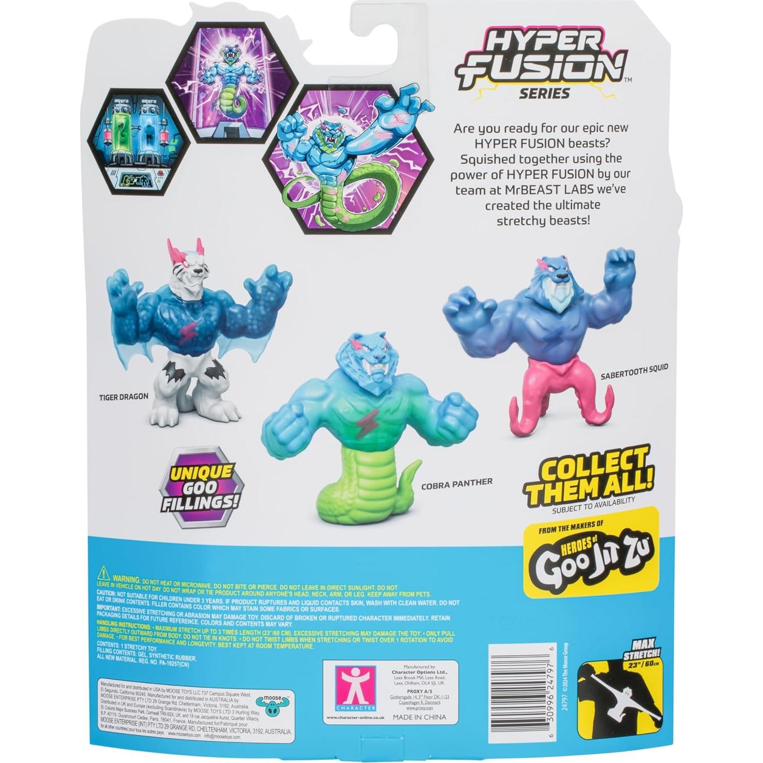 Figura Elástica Cobra Panther Hyper Fusion 12.7 cm MrBeast Lab