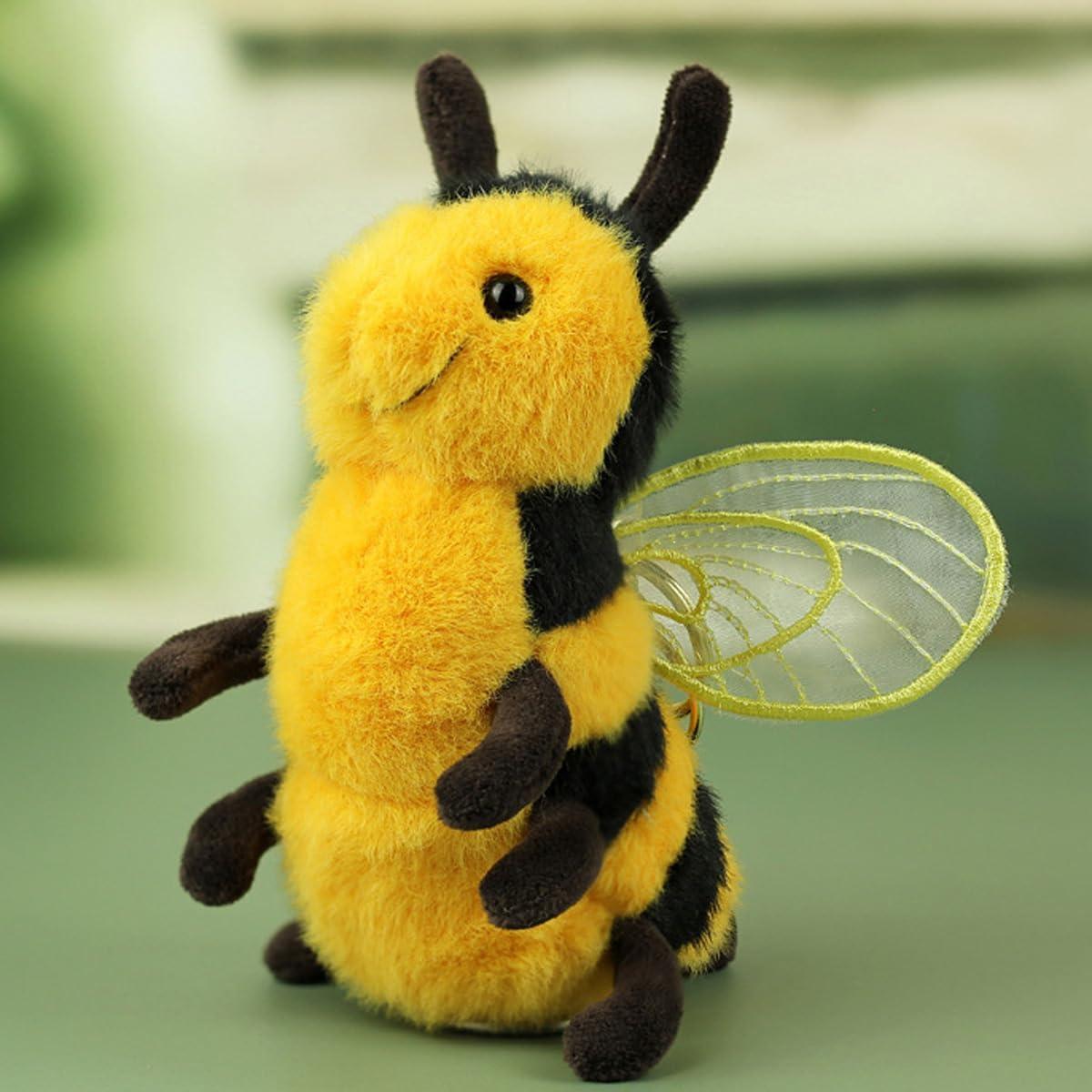 Peluche Abeja de Miel AngelGift 20 cm Suave y Abrazable