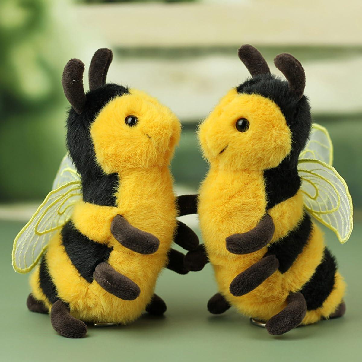 Peluche Abeja de Miel AngelGift 20 cm Suave y Abrazable