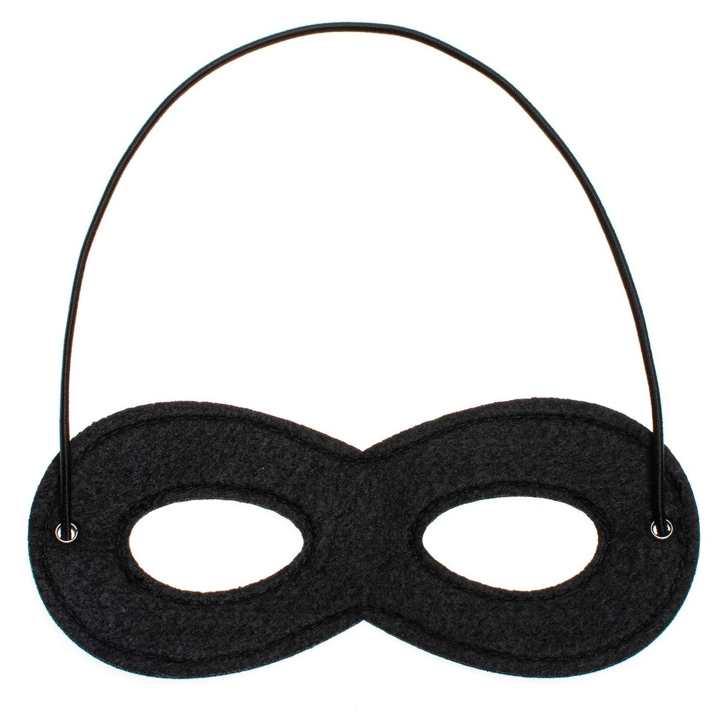 Máscara de Ojos de Superhéroe Negra Joy Join para Niños