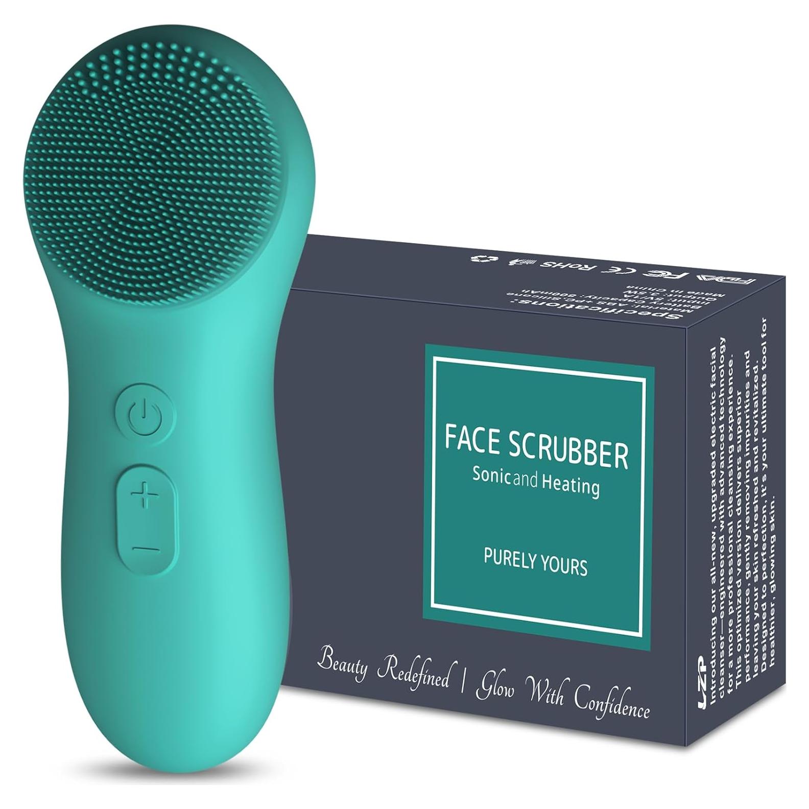 Cepillo Facial Eléctrico LZP de Silicona Impermeable 6 Velocidades