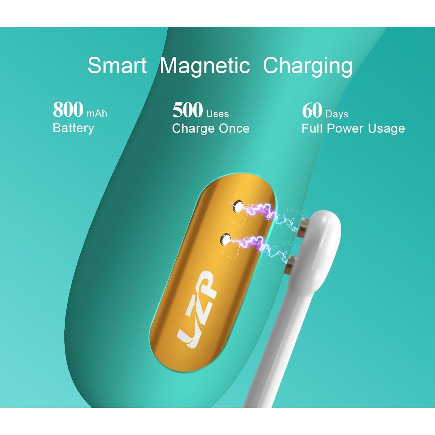 Cepillo Facial Eléctrico LZP de Silicona Impermeable 6 Velocidades