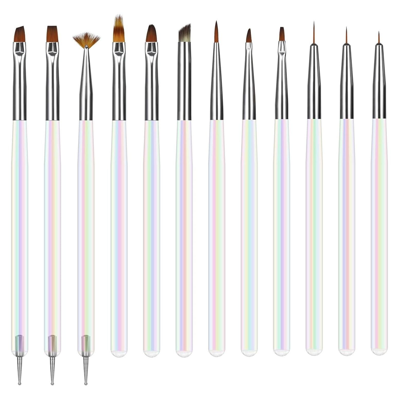 Set de Pinceles para Arte de Uñas Artdone 12 PCS Profesional