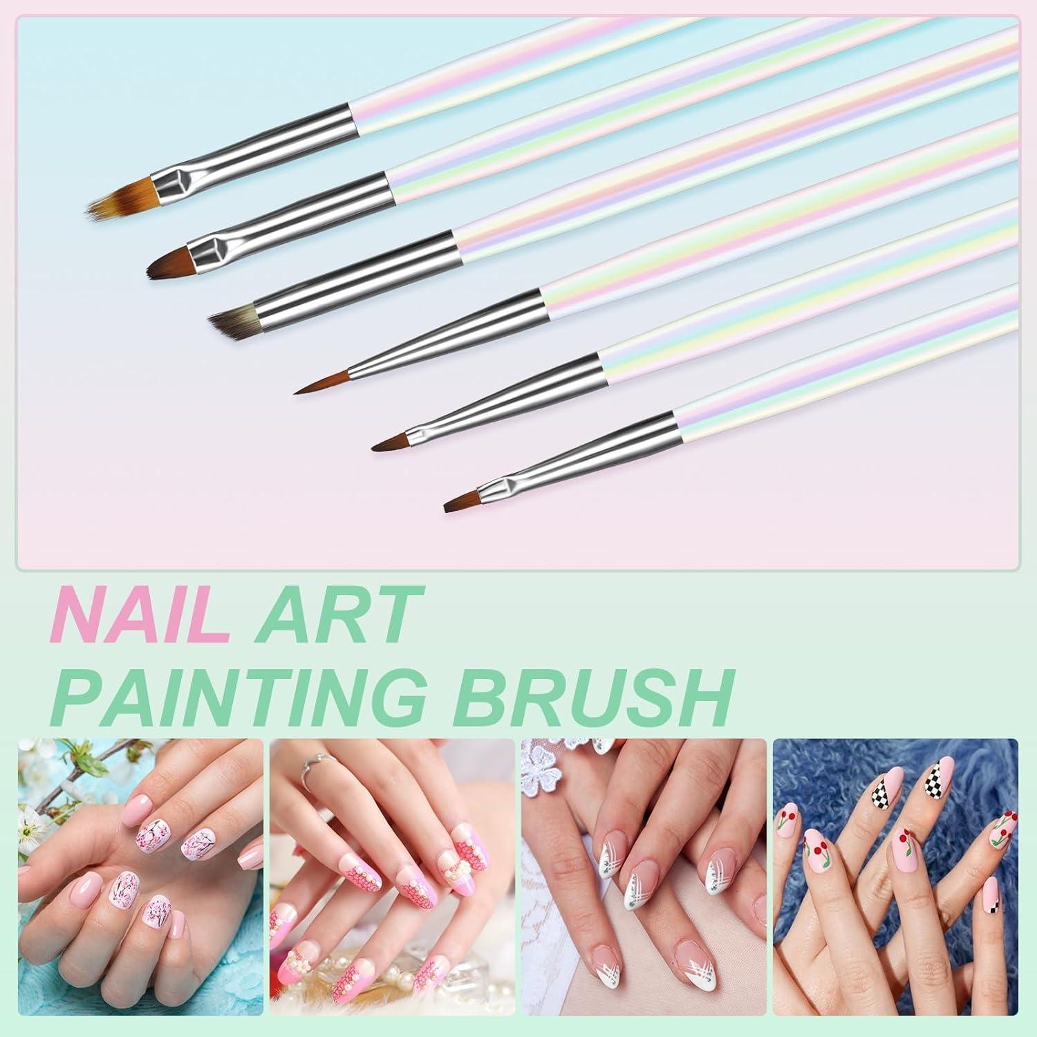 Set de Pinceles para Arte de Uñas Artdone 12 PCS Profesional