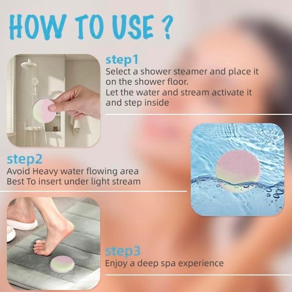 Set de 48 Bombas de Vapor Aromaterapia HiHas - Spa en Casa