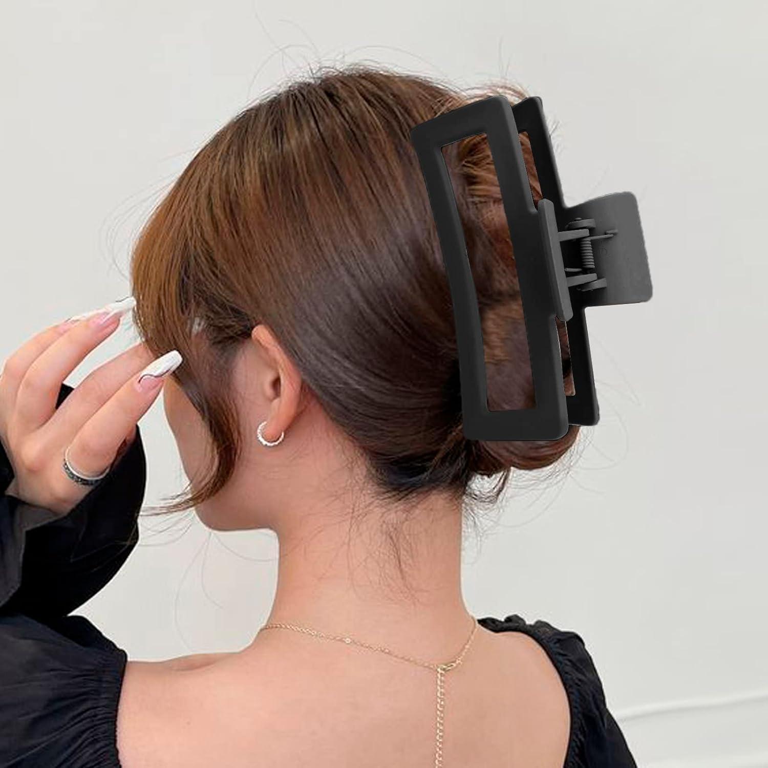 Pinzas de Garra Jumbo XL ZYTJ Negras para Cabello Grueso