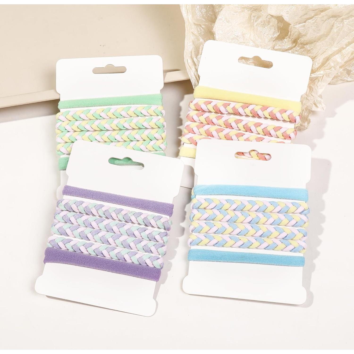 Gomas Elásticas Deportivas para Cabello - 4 Piezas Multicolor