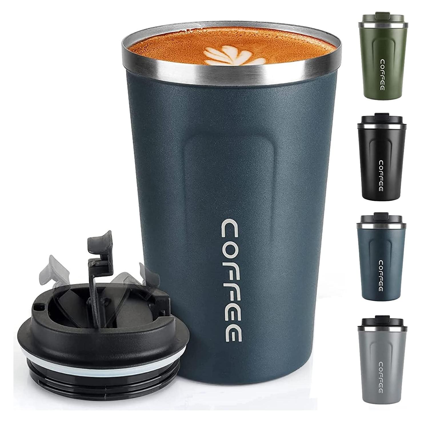 Taza de viaje aislada RNGODO 380ml a prueba de fugas