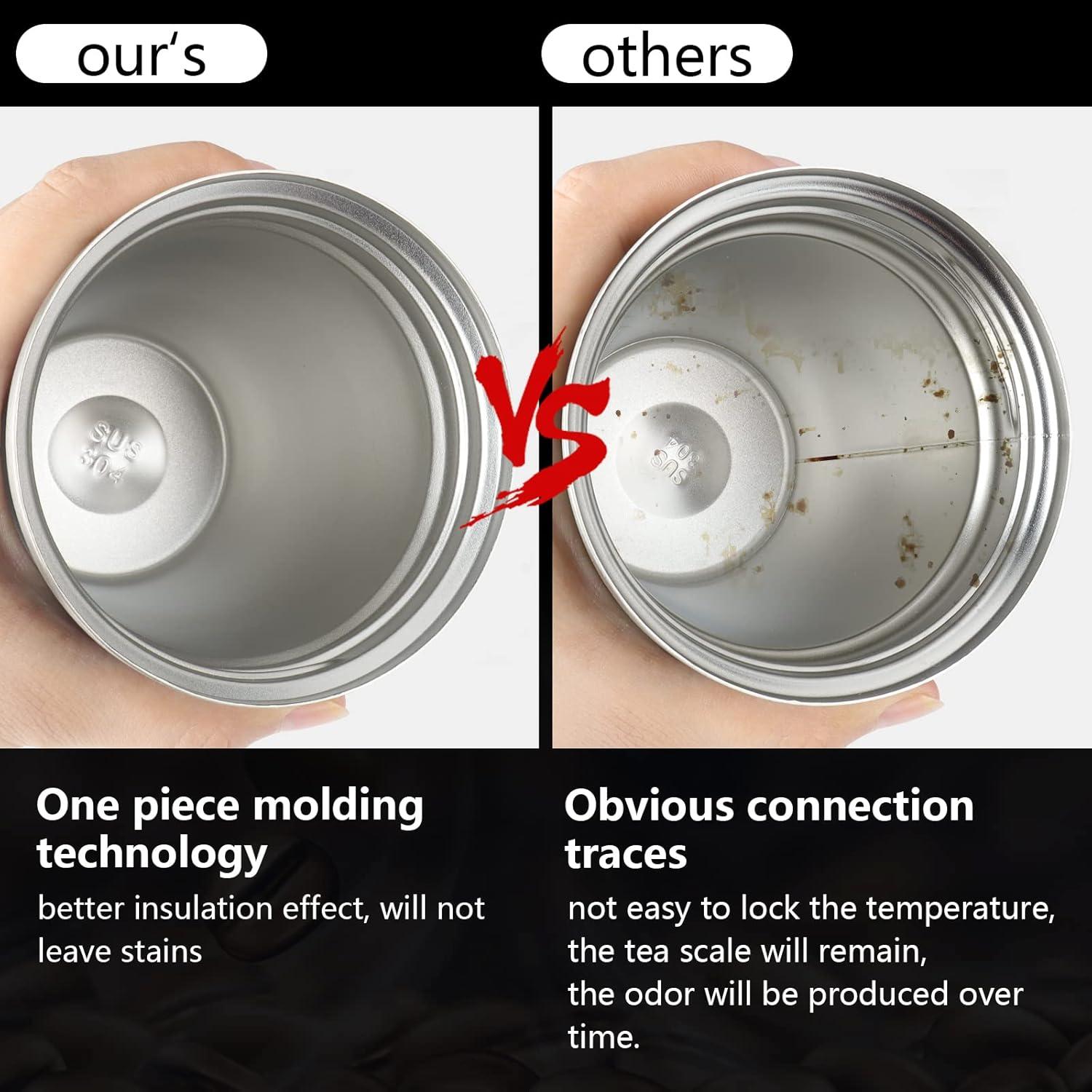 Taza de viaje aislada RNGODO 380ml a prueba de fugas