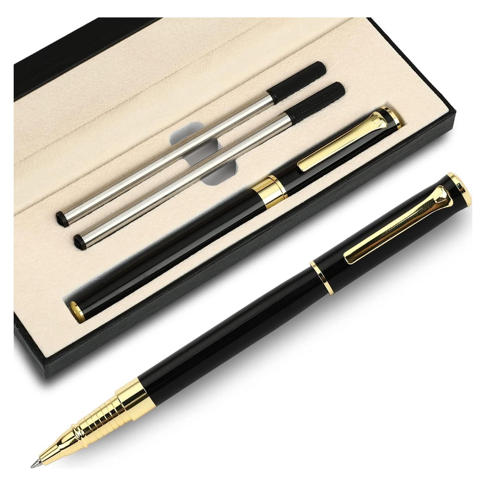 Bolígrafo de Lujo YIVONKA Negro 0.5mm Recarga en Caja Regalo