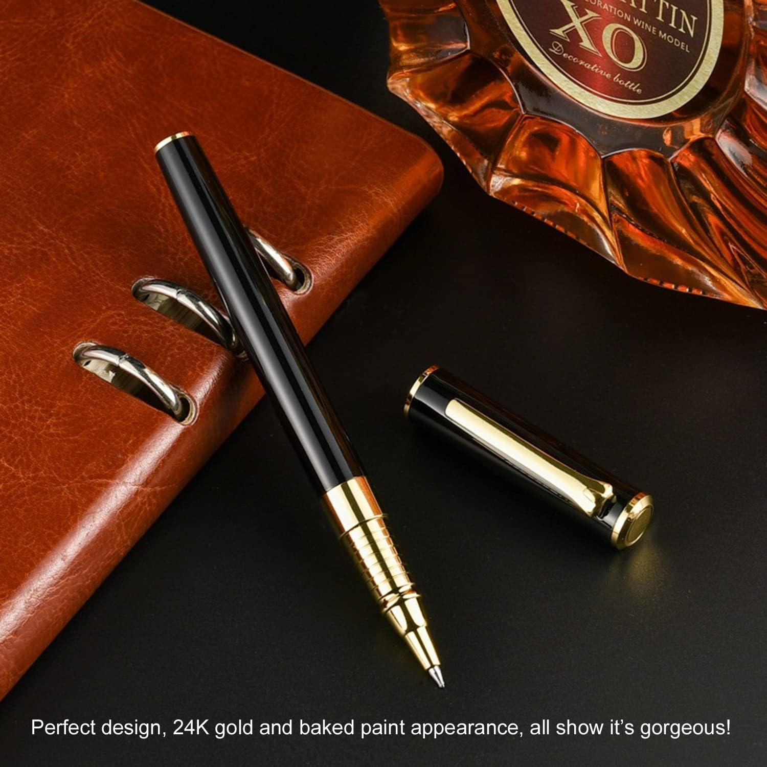 Bolígrafo de Lujo YIVONKA Negro 0.5mm Recarga en Caja Regalo