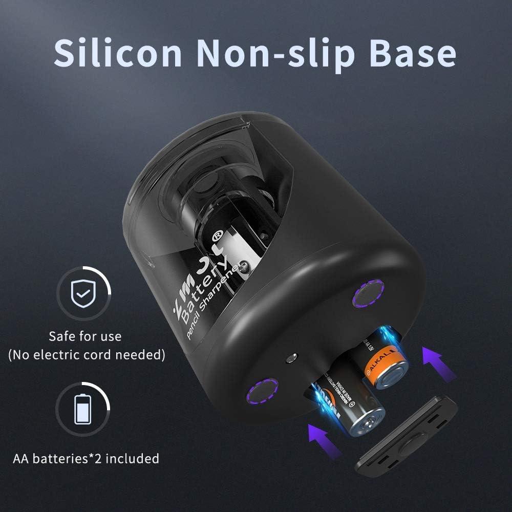 Sacapuntas Eléctrico a Batería Zmol, Afilado Rápido 6-8mm