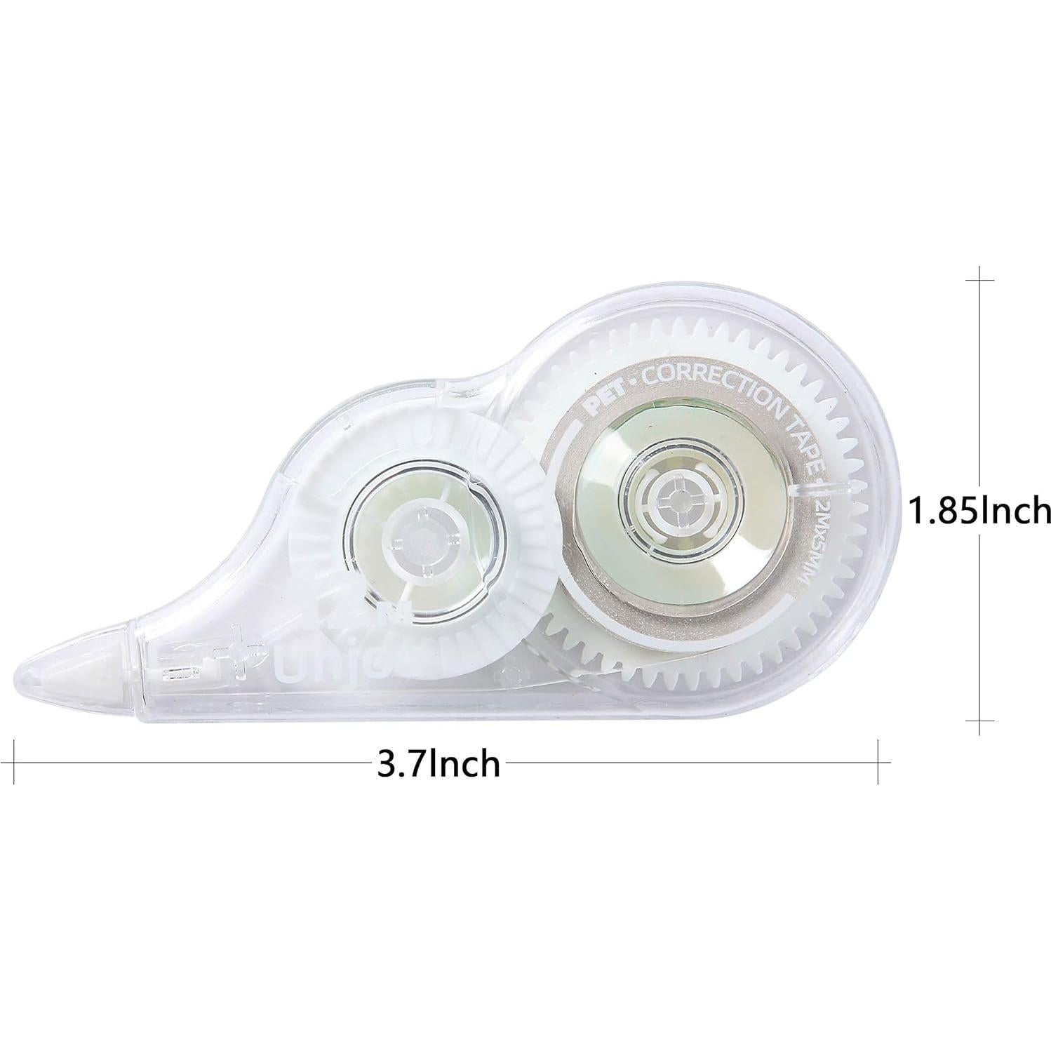 Cinta Correctora Unjoo 12 Piezas 5M 0.5cm Blanca Ergonómica