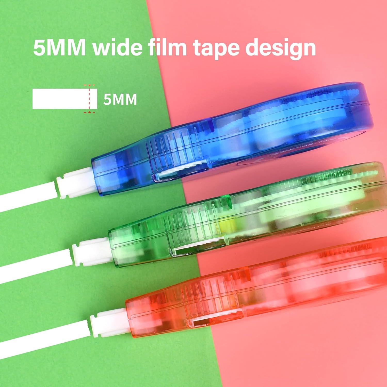 Cinta Correctora Unjoo 9 Piezas 5M Color Blanco 0.2mm