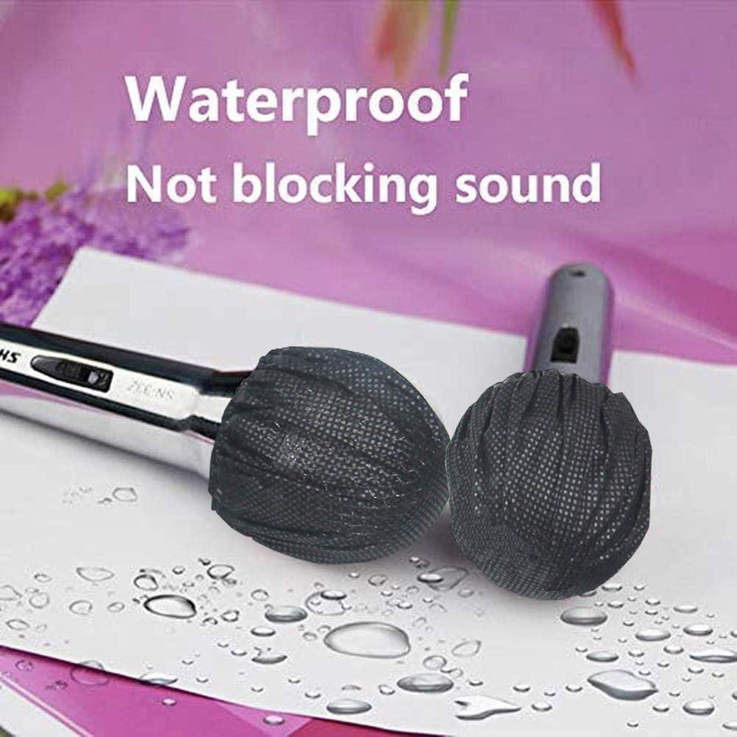 200 Cubiertas Desechables para Micrófono TENGYES Negro