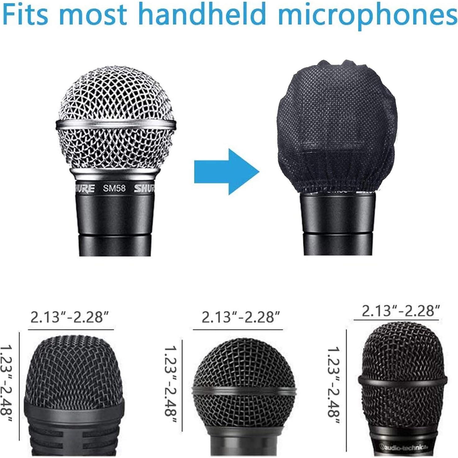 200 Cubiertas Desechables para Micrófono TENGYES Negro