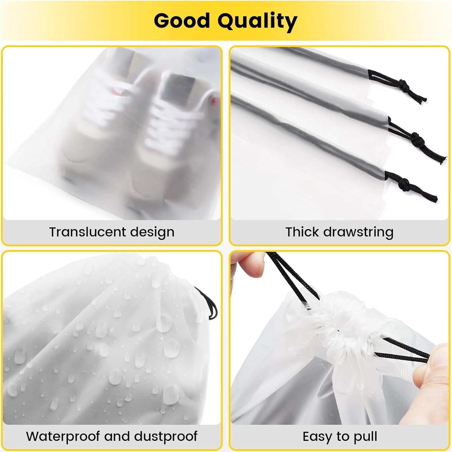 Bolsas para zapatos Vorspack - 6 piezas grandes organizadoras