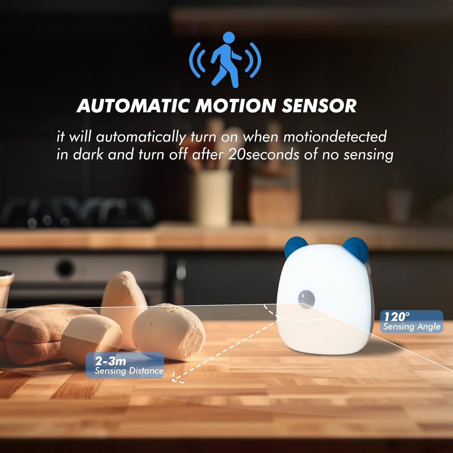 Luz Nocturna G Keni con Sensor de Movimiento 4000K Azul