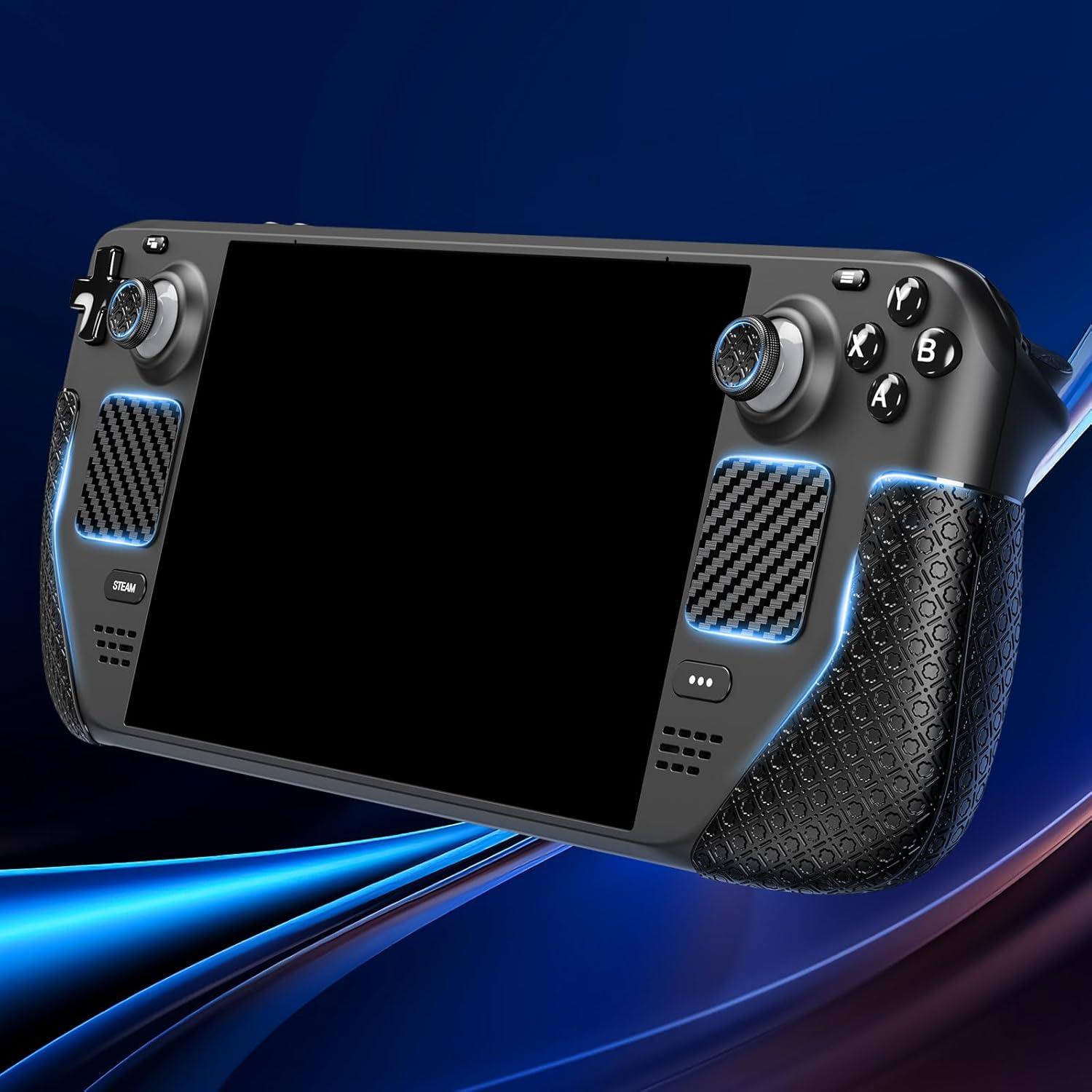 Pegatinas Antideslizantes JINGDU para Steam Deck - Negro