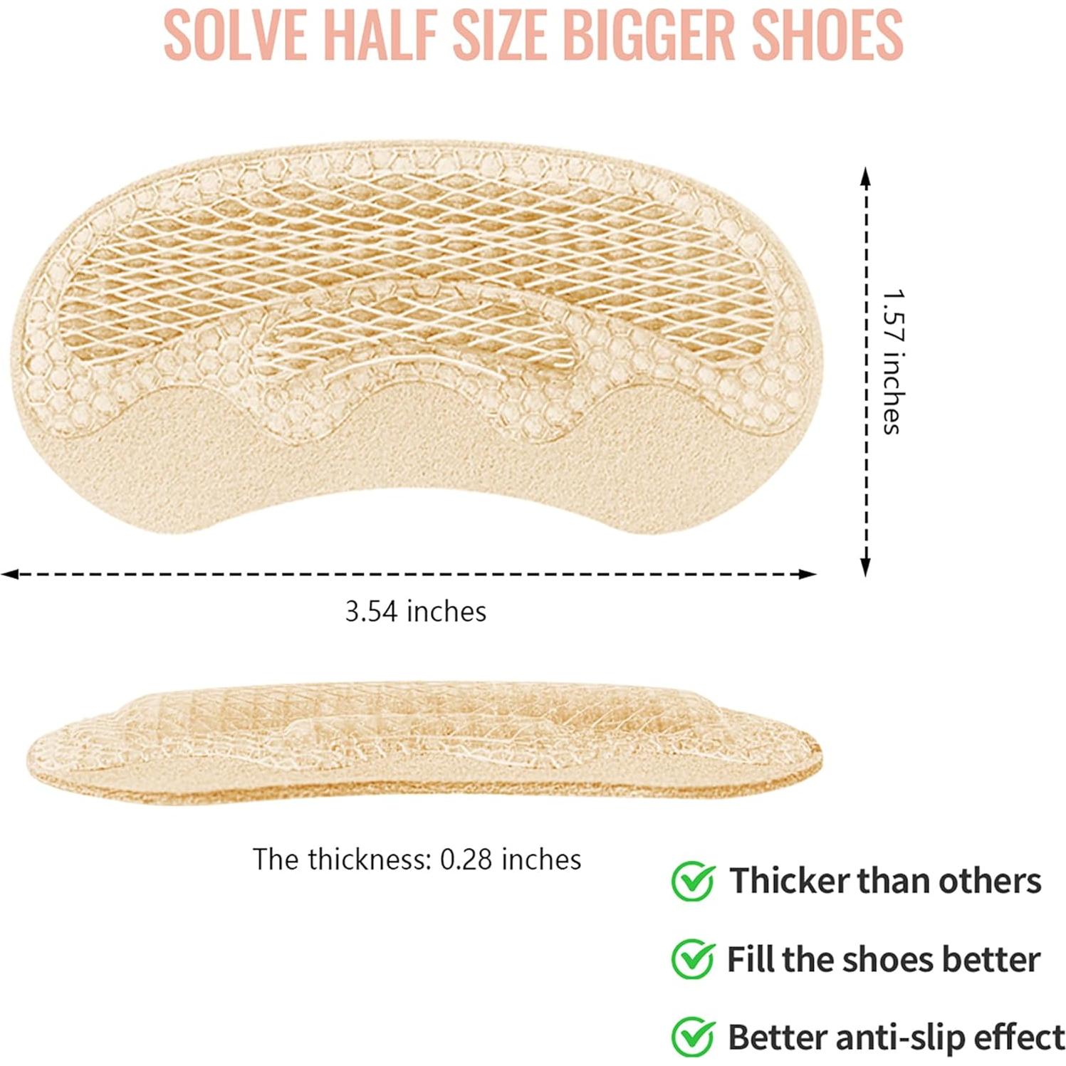 Almohadillas de Talón GEHENG 4D Cloud Beige - 2 Pares