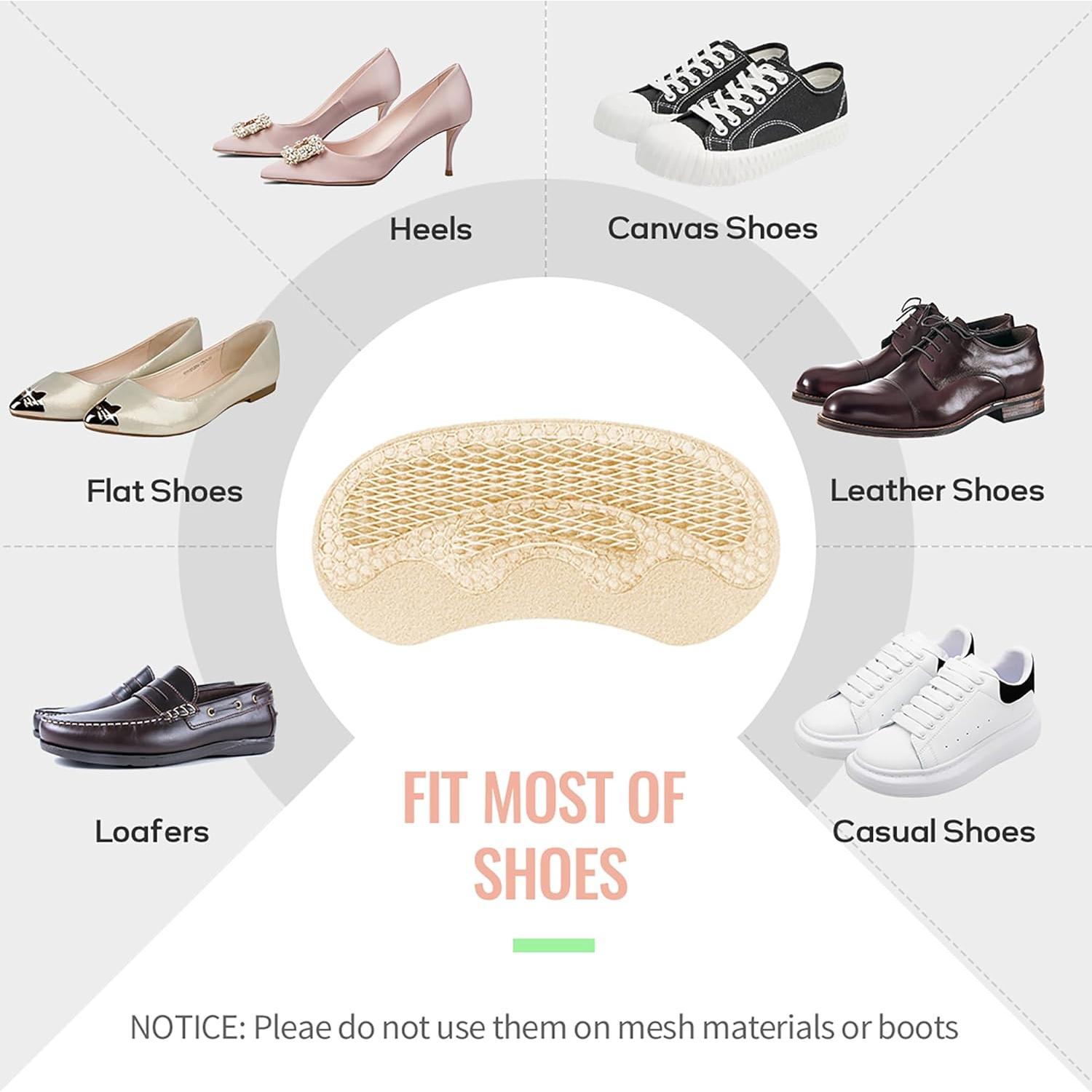 Almohadillas de Talón GEHENG 4D Cloud Beige - 2 Pares