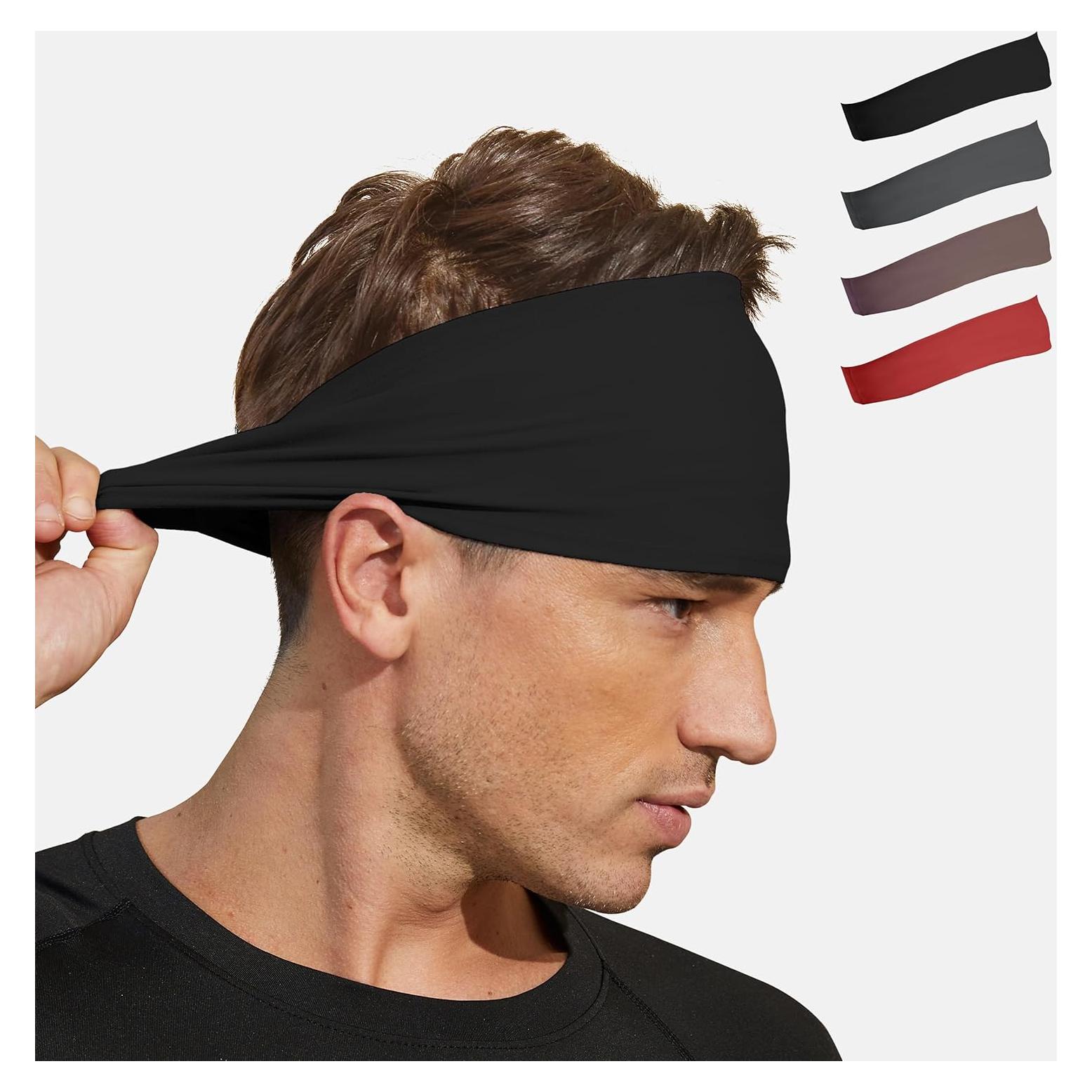 Diademas Deportivas VIMPEP Unisex Antideslizantes 4 Piezas