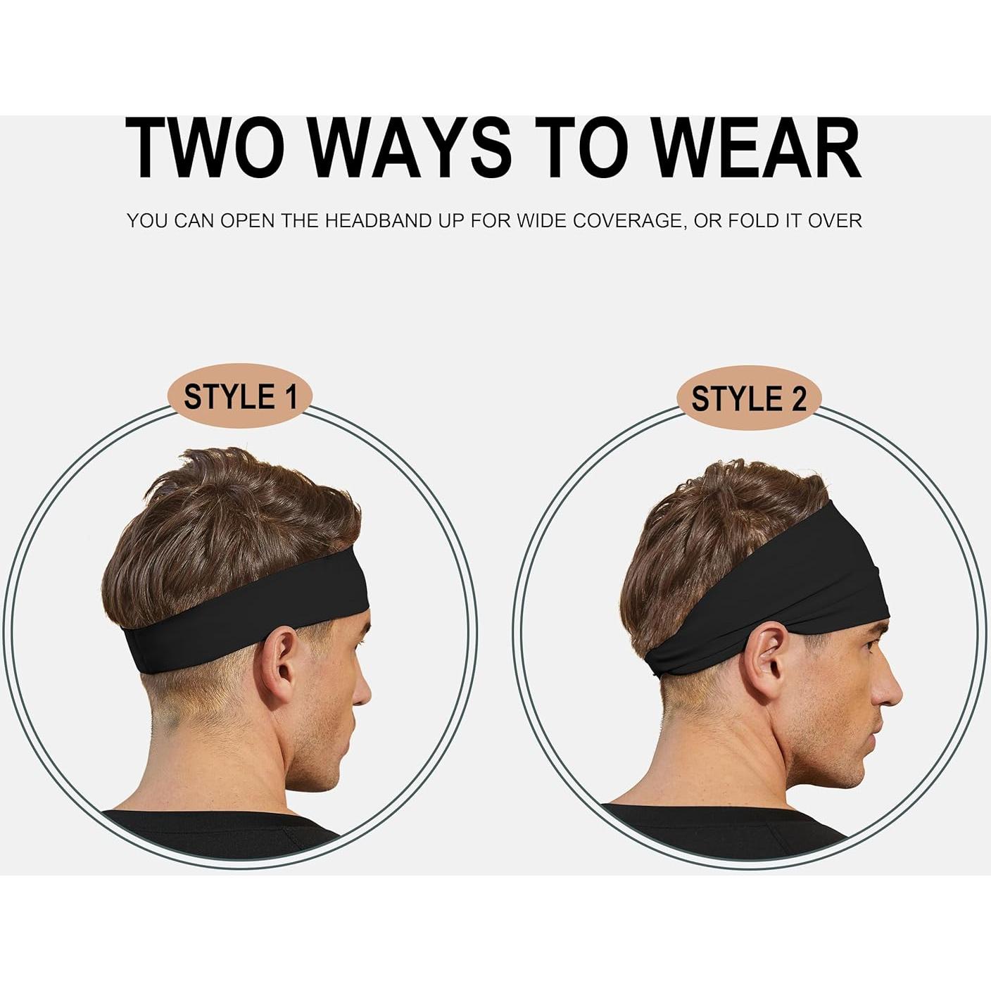 Diademas Deportivas VIMPEP Unisex Antideslizantes 4 Piezas