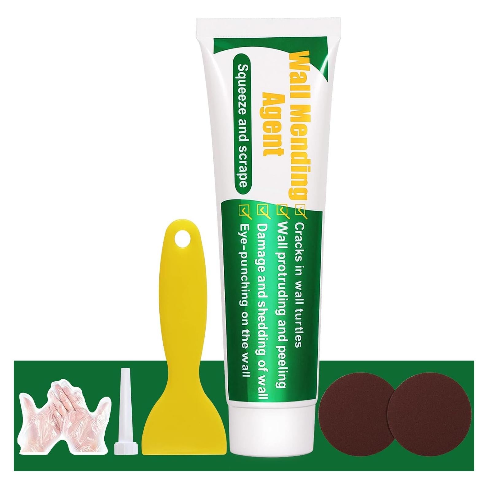 Kit de Reparación de Pared GQLife con Raspador y Pasta 100g