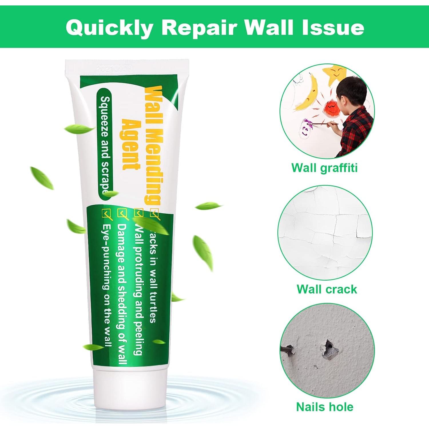 Kit de Reparación de Pared GQLife con Raspador y Pasta 100g