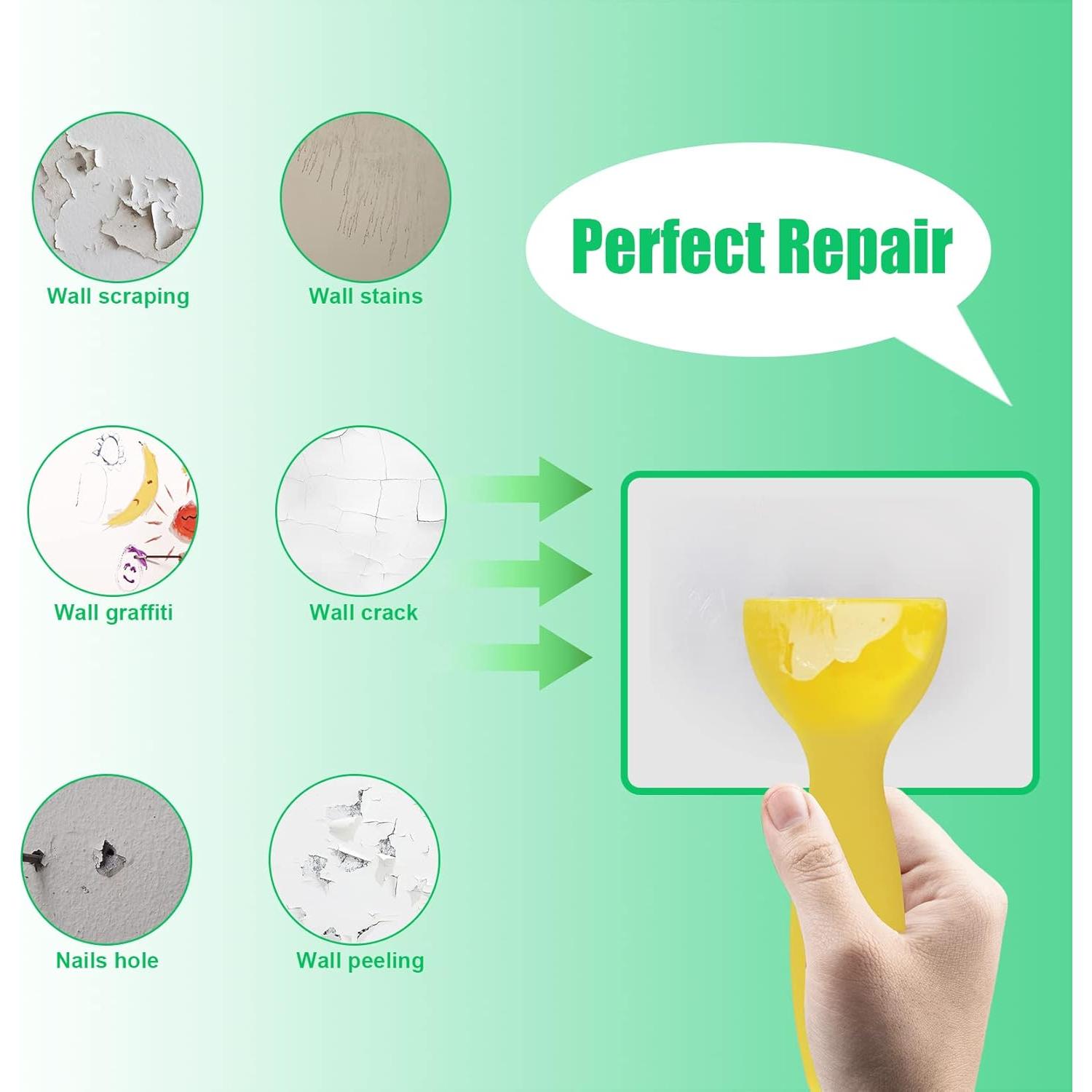 Kit de Reparación de Pared GQLife con Raspador y Pasta 100g