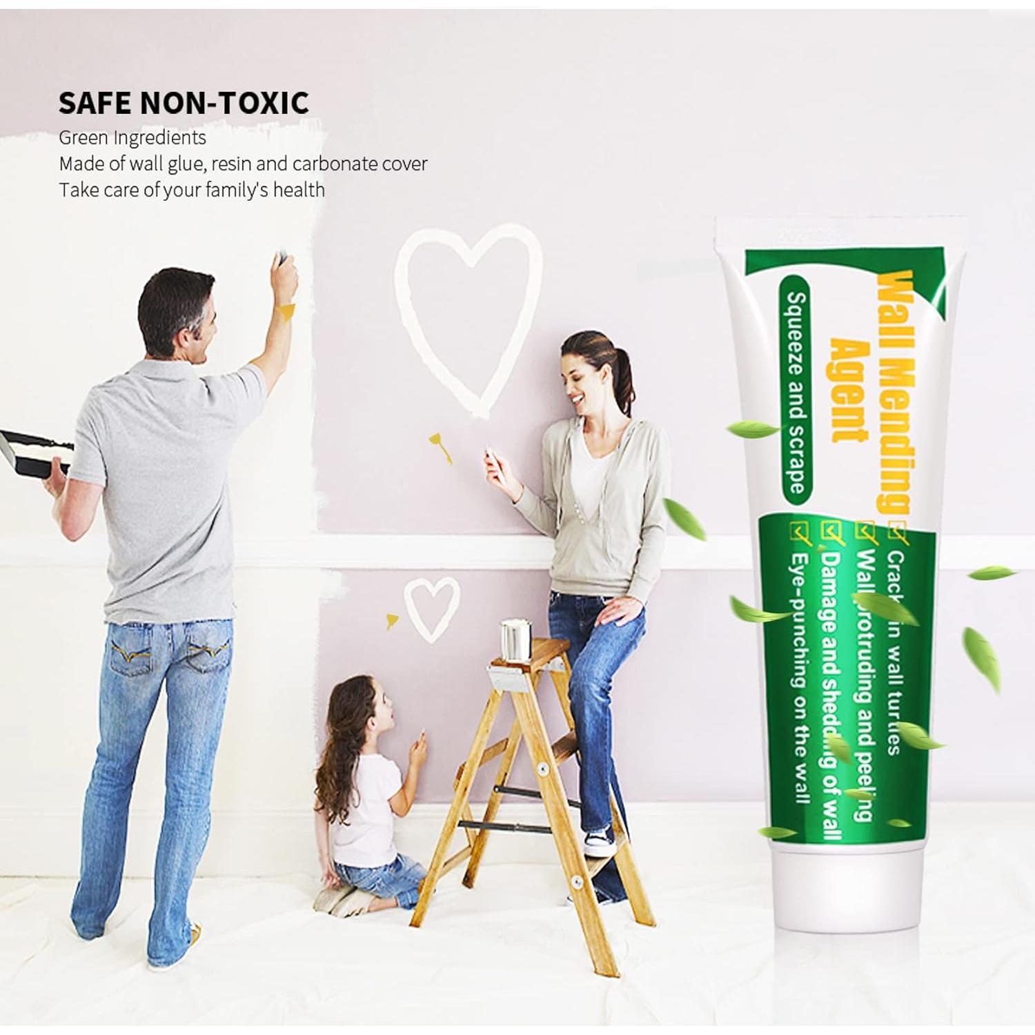 Kit de Reparación de Pared GQLife con Raspador y Pasta 100g