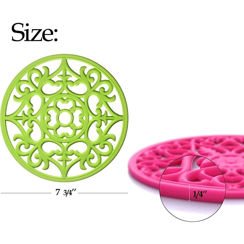 Alfombrillas de Silicona ME.FAN 3 Pcs Antideslizantes 19.7 cm