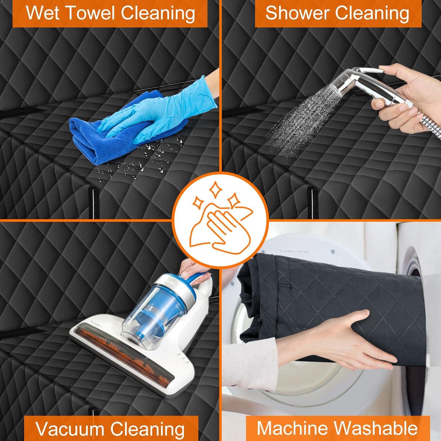 Cubierta de Asiento Trasero para Perros NECKORY Impermeable