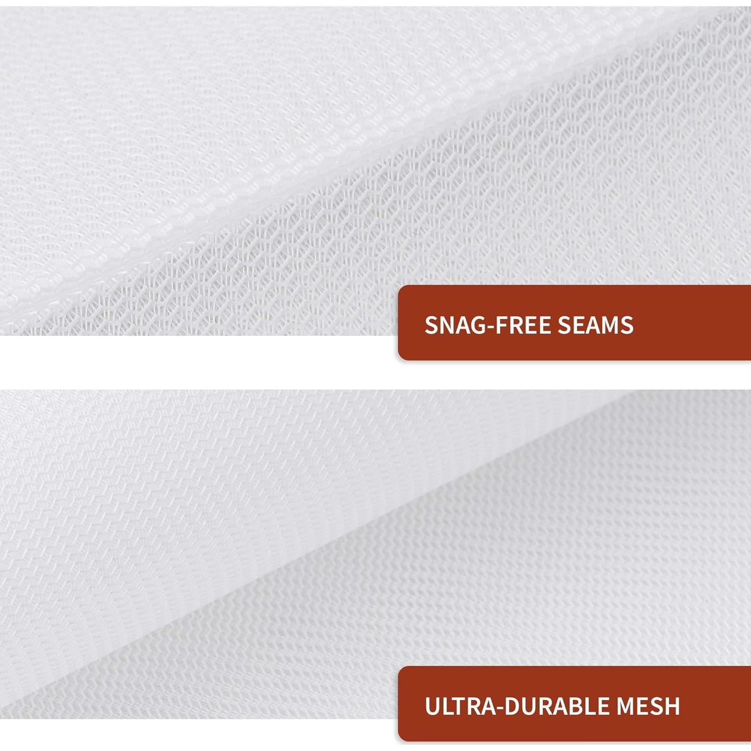 Bolsa de Lavandería de Malla Mamlyn - 5 Piezas (1 Grande, 2 Medianas, 2 Pequeñas)