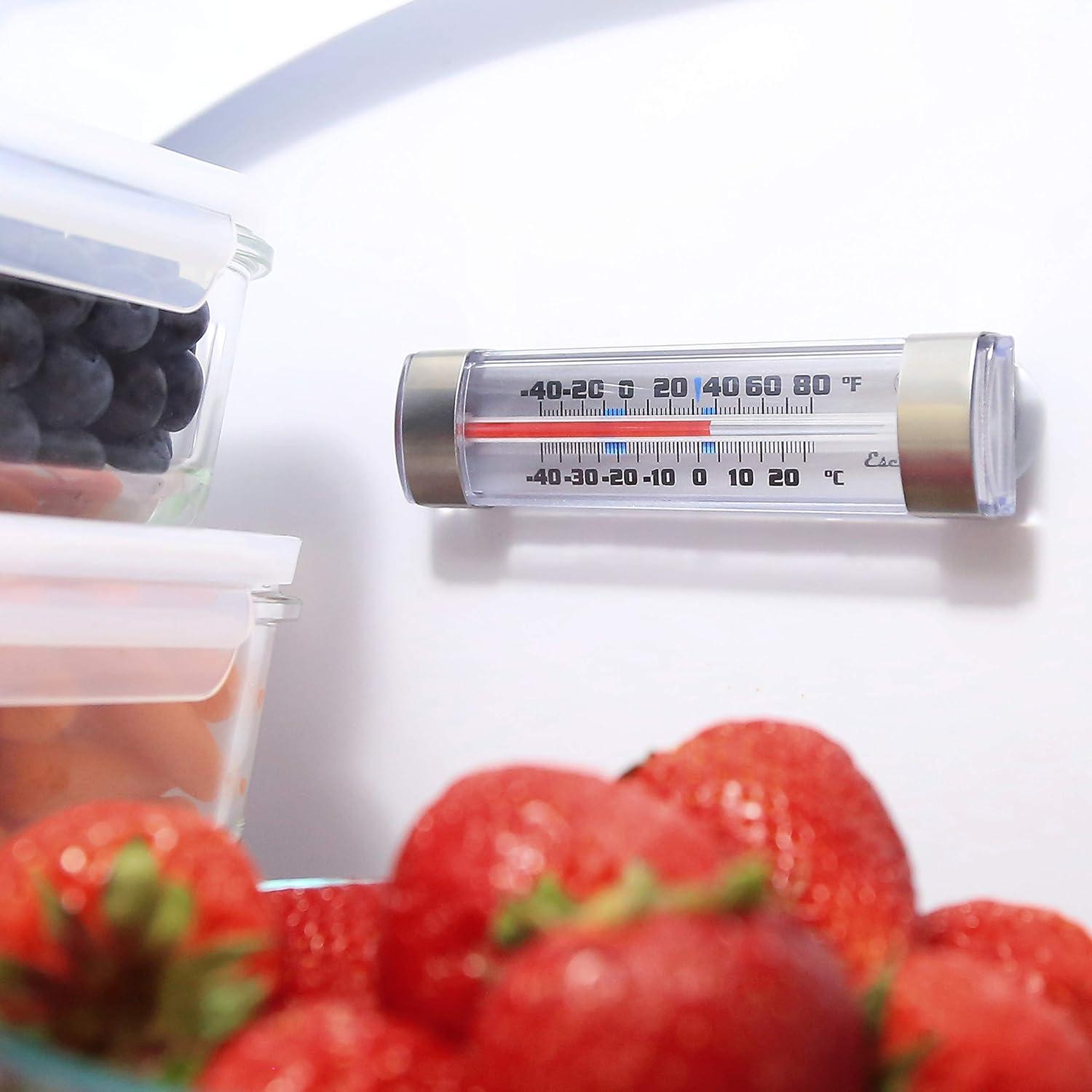 Termómetro de vidrio Escali AHF2 para refrigerador y congelador