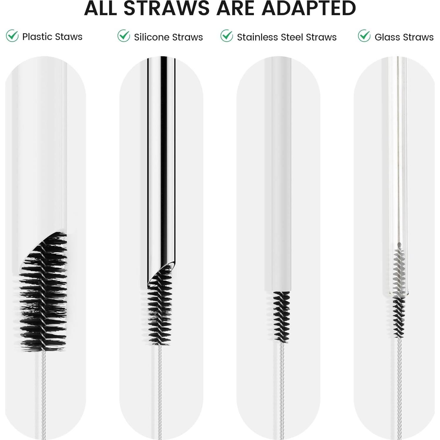 Paquete de 10 cepillos limpiadores Tidy Monster 20.8 cm acero inoxidable