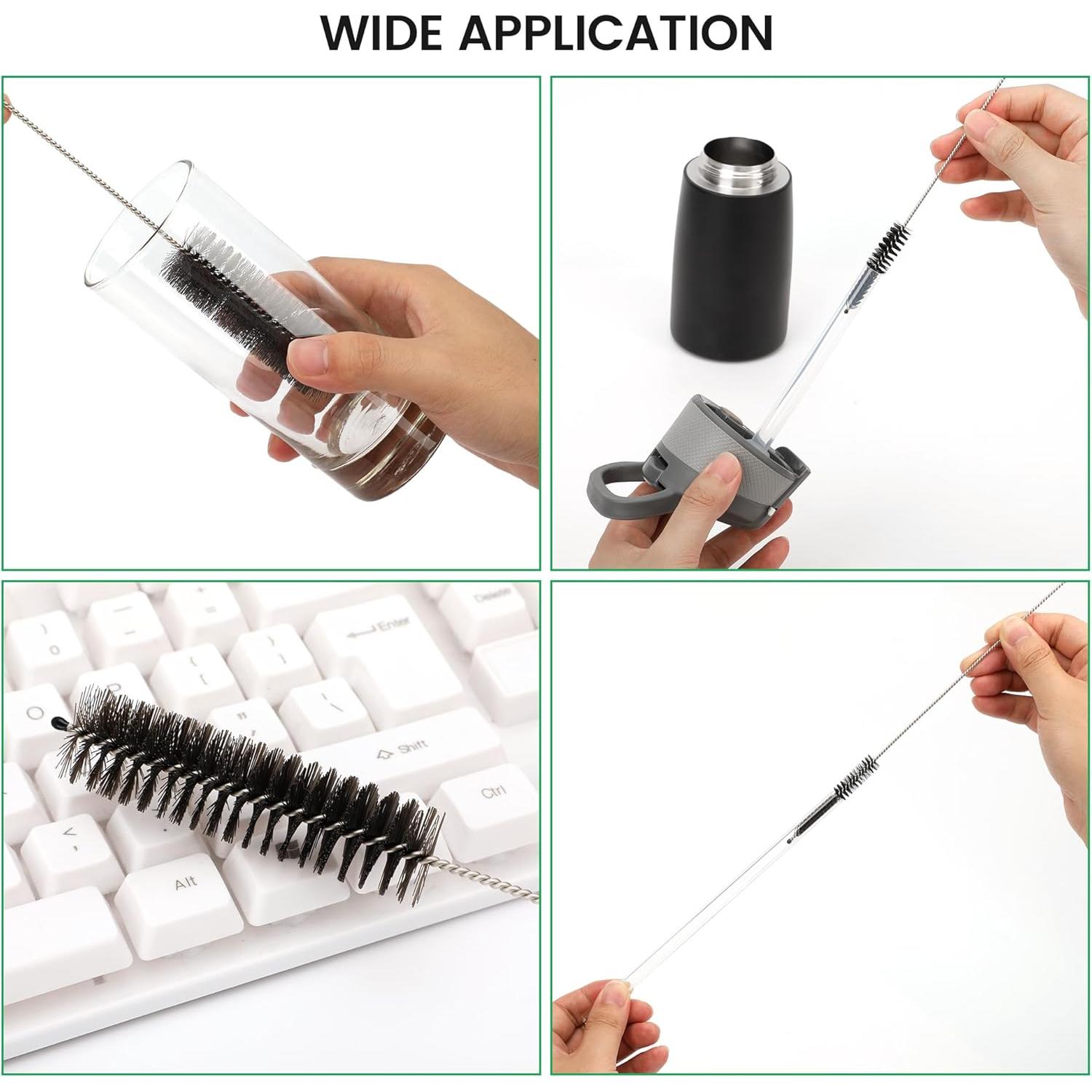 Paquete de 10 cepillos limpiadores Tidy Monster 20.8 cm acero inoxidable